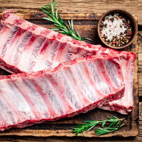 Costillas de cerdo ecológico